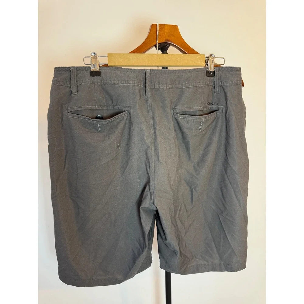 O'Neill Hybrid Shorts Mens 36 Gray Charcoal Quick Dry Board Shorts Casual 0557